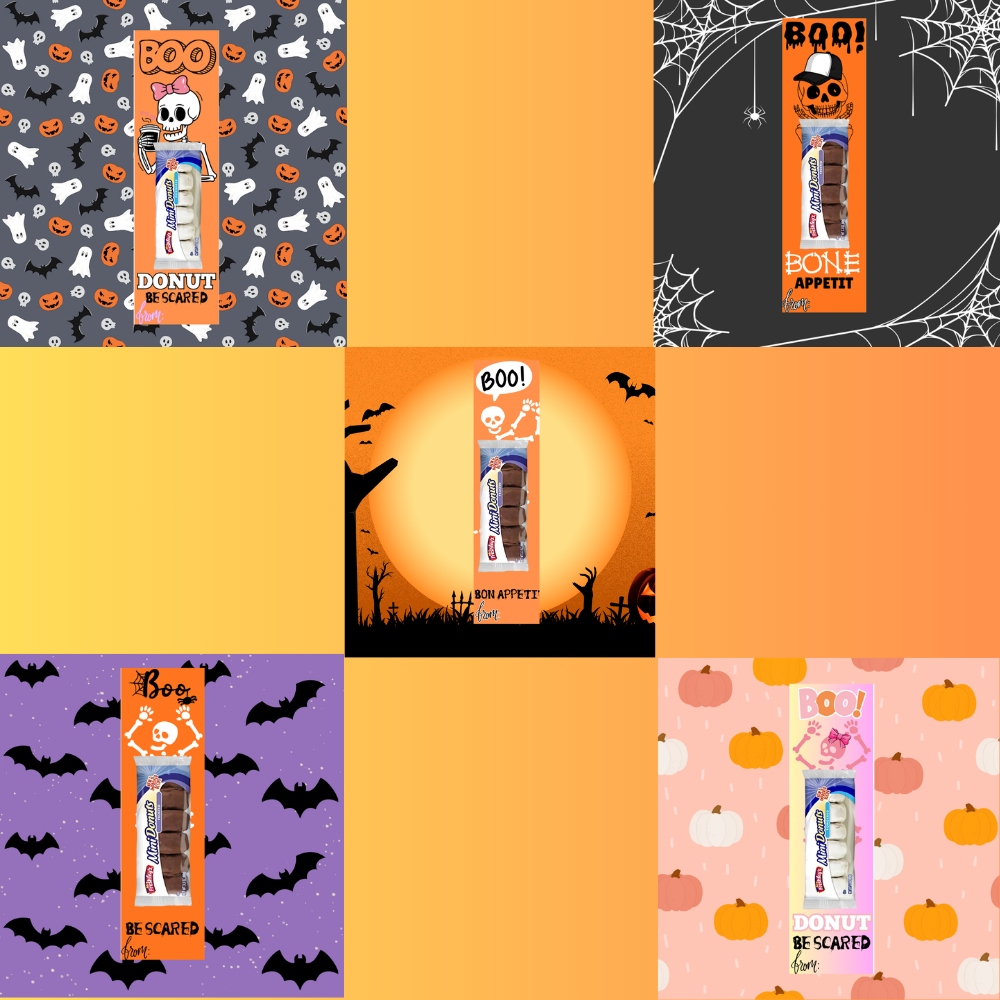 Halloween Donut Cards