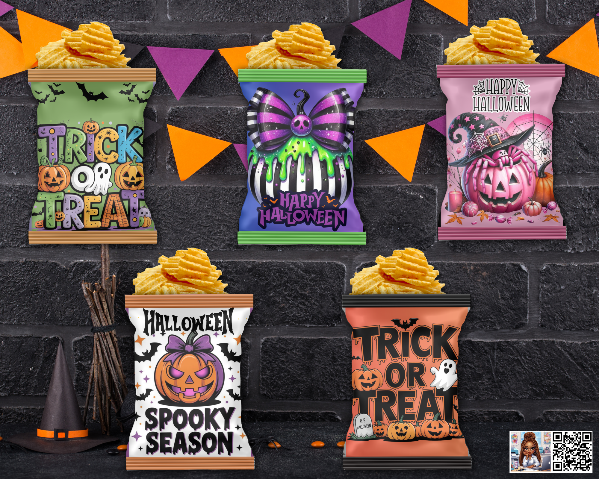 Halloween Chip Bags Bundle