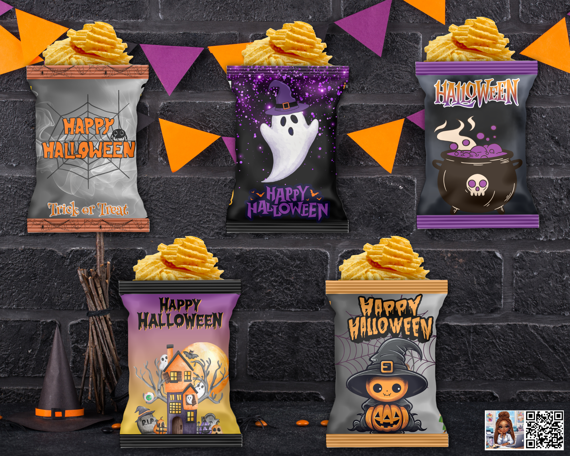 Halloween Chip Bag Bundle